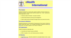 Desktop Screenshot of ehealthintl.com